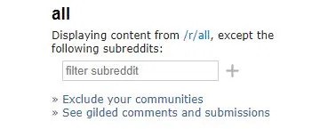 Difference between subreddit blocking in Old and New Reddit