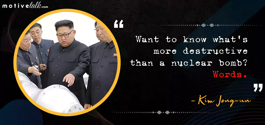 Kim Jong-un Quotes