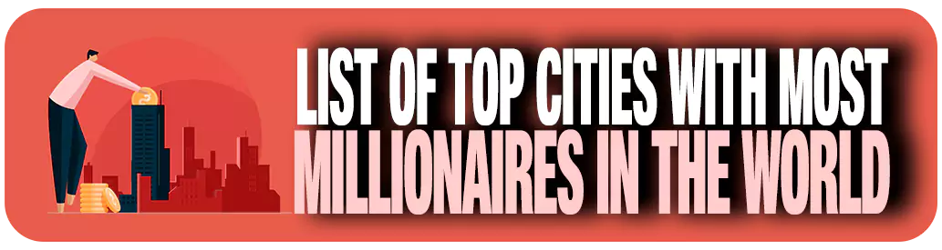 City with Most Millionaires