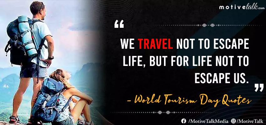 World Tourism Day Quote